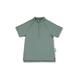 Sterntaler Kurzarm -Schwimmshirt - Schwimmshirt aus Bademodenstoff- UV Shirt Unisex mit UV -Schutz 50+ und Reißverschluss - Rashguard Baby und Kinder für Badespaß - mattgrün, 110