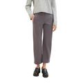 TOM TAILOR Damen Mia Straight Fit Jersey Hose, 35265 - Dark Urban Grey, 34/28