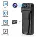 Body Camera HD 1080P Wearable Mini Security Camera Wireless Portable Pen Cop Pocket Cam USB Video Recorder Plug and Play Small Security Camera for Home and Office