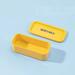 Portable Dust-proof New Wire Earphone Cotton Swab Box Sundries Organizer Box Dental Floss Holder Case YELLOW