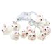 JWDX Decoration String Light Clearance Easter Bunny Led String Lights 10 Lights 1.65M Battery Powered for Decorative Cc