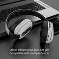 Headphones Gnobogi Headset Bluetooth Headset Wireless Game Sports Running Headset Card Music Computer Mobile Phone Universal White Earbuds Portable Audio Clearance