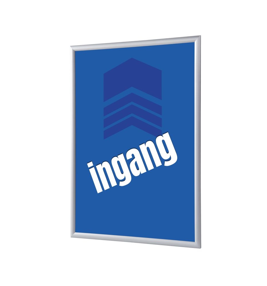 SHOWDOWN Displays Showdown Klapprahmen - DIN A1 - Komplett-Set - Ingang Niederländisch - Blau/Silber Image