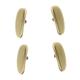 4 Pcs Glasses Nose Pads Silicone Holders Sunglass for Golden Retriever Titanium