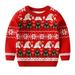 Baby Toddler Boys Girls Sweater Knit Christmas Sweatshirt Little Kids Pullover Cotton Winter Warm Tops Coat Clothes