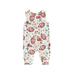 aturustex Infant Baby Football Bodysuit Overalls Sleeveless Jumpsuit Clothes