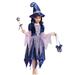 OGLCCG Toddler Kids Halloween Girls Fashion Cute Cosplay Party Clothing Princess Dress Candy Bags Hat Set