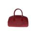 Louis Vuitton Leather Satchel: Burgundy Solid Bags