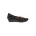 Clarks Wedges: Black Print Shoes - Women's Size 10 - Almond Toe