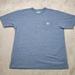 Carhartt Shirts | Carhartt Shirt Men Extra Large Blue Heather Cotton Blend Loose Crewneck Adult Xl | Color: Blue | Size: Xl