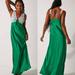 Free People Dresses | Free People Intimately Free Countryside Maxi Slip Dress-In Green Medium Nwot | Color: Green | Size: M