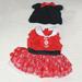 Disney Dresses | Disney Store - Red Minnie Mouse Dress & Hat - Baby Girls - S (3-6m) | Color: Black/Red | Size: 3-6mb