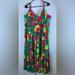Torrid Dresses | Euc Torrid Green Floral Knit Strap Full Ruffle Dress Size 3 | Color: Green | Size: 3x