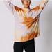 Free People Tops | Free People We The Free Be Free Tie Dye Pullover Top | Color: Purple/Yellow | Size: Xs