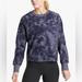 Athleta Pants & Jumpsuits | Athleta Farallon Inversion Print Sweatshirt Blue Tie Dye Sz M | Color: Blue | Size: M