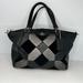 Coach Bags | Coach Prairie Patchwork Leather Satchel Handbag Purse Black Gunmetal | Color: Black | Size: Os