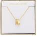 Michael Kors Jewelry | Michael Kors Gold-Tone Logo Ring Pendant Necklace. New | Color: Gold | Size: Os