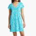 Lilly Pulitzer Dresses | Lilly Pulitzer Women's Etta Floral Shift Mini Dress Surf Blue Coral Size M | Color: Blue/Pink | Size: M