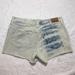 Levi's Shorts | Levis Light Wash Denim Jean Tie Dye Stripe Shorts | Color: Blue/White | Size: 5j