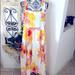 Free People Dresses | Free People Moonshine Midi Dress Floral Print Tiered Sundress Small | Color: Pink/Yellow | Size: S