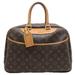 Louis Vuitton Bags | Louis Vuitton Deauville Name Tag Initial Women's Boston Bag M47270 Monogram B... | Color: Brown | Size: Os