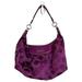 Coach Bags | Coach F20031 Ashley Purple Dotted Op-Art Hobo Shoulder Bag | Color: Purple | Size: Os