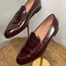 J. Crew Shoes | J Crew Patent Leather Penny Loafers Excellent Condition Size 7 Dark Brown | Color: Brown | Size: 7