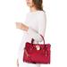 Michael Kors Bags | Michael Kors Hamilton Ew East West Medium Red Saffiano Leather Satchel | Color: Red | Size: Os