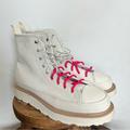 Converse Shoes | Converse Off-White Chuck Taylor Crafted Boots, Women’s 10 | Color: White | Size: 10