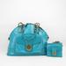 Coach Bags | Coach Legacy Turquoise Patent Leather Bag And Kisslock Wallet | Color: Blue/Green | Size: Os