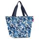 reisenthel shopper M in flora blue – Geräumige Shopping Bag und edle Handtasche in einem – Aus wasserabweisendem Material
