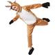 dressforfun 900536 Playful deer costume | Full body animal onesie reindeer stag | Fancy dress outfit with hood accessories and fluffy chest