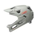 ABUS MTB helmet YouDrop FF - full-face helmet for kids and teens - for entry-level mountain biking - with removable chin guard - grey, size S