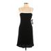 Nine West Casual Dress - A-Line Square Sleeveless: Black Print Dresses - Women's Size 10