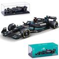 Xiangtat Bburago 1:24 Mercedes F1 Team W14 2023 44# Lewis Hamilton 63# George Russell Alloy Car Die Cast Model Collection Gift (1/24 W14 63#)