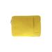 Mosiso Laptop Bag: Pebbled Yellow Solid Bags