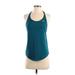 Under Armour Active Tank Top: Teal Activewear - Women's Size X-Small