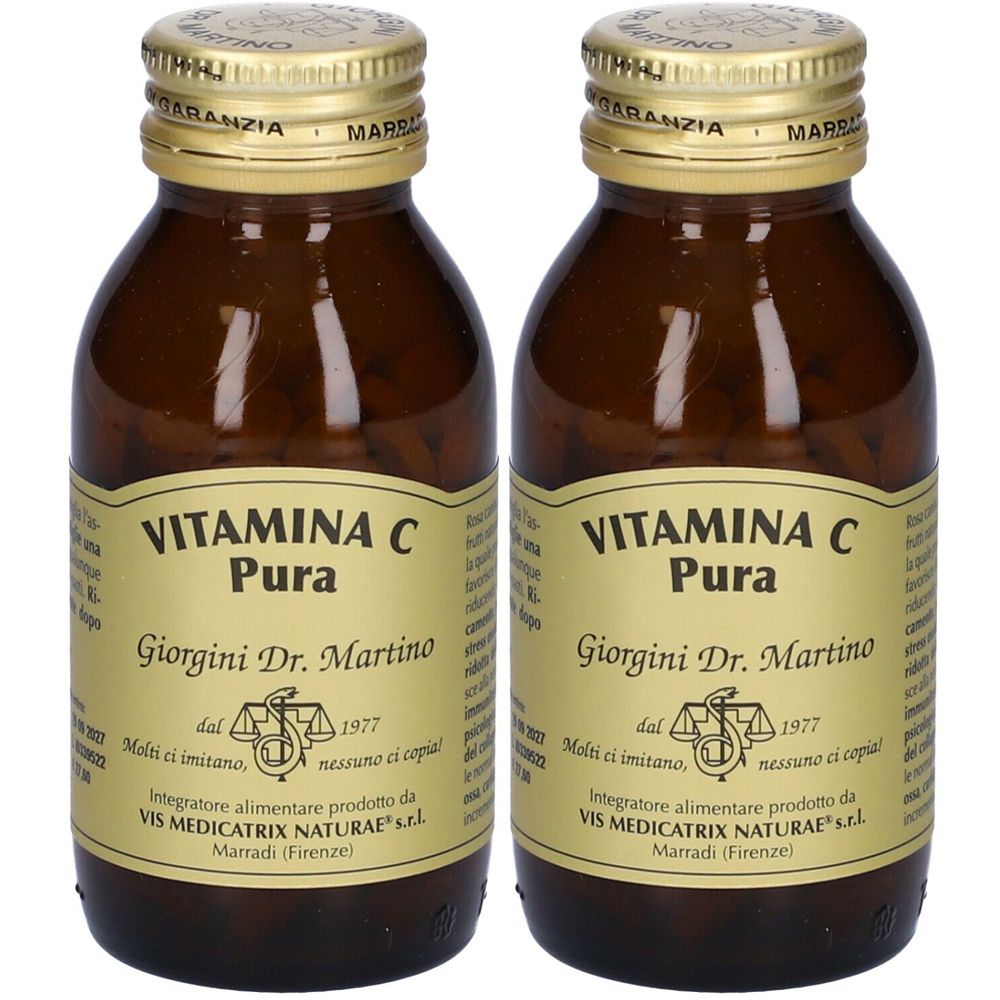 Giorgini Dr. Martino VITAMINA C Pura Set da 2 2x180 pz Pastiglie