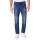 Straight-Jeans PIONEER AUTHENTIC JEANS "Rando Dicke Nähte" Gr. 31, Länge 30, blau (blue used buffies) Herren Jeans Straight Fit