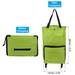 Foldable Shopping Cart Collapsible Trolley Bags Shopping Bags w Wheels