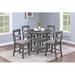 Red Barrel Studio® Rianon Round 42" Dining Set Wood in Gray | 36 H x 42 W x 42 D in | Wayfair 4E8E6D83C9FE456E95C95C01B9BEF473