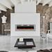 Symple Stuff Aatto Electric Fireplace in Gray | 19.68 H x 60 W x 4.13 D in | Wayfair 55D772018278435FB73E9F4582E74DB9