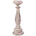 Ophelia & Co. Leetonia Pillar Candlestick in Brown | 6.75 H x 4 W x 7 D in | Wayfair D518964165CE434A934BAAC53EDD944D