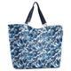 reisenthel shopper XL flora blue – Geräumige Shopping Bag und edle Handtasche in einem – Aus wasserabweisendem Material