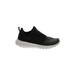 Adidas Sneakers: Slip On Platform Casual Black Color Block Shoes - Women's Size 6 1/2 - Almond Toe