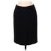 Dolce & Gabbana Wool Skirt: Black Solid Bottoms - Women's Size 44