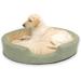 Snuggly Sleeper Heated Bolster Dog Bed Size: Large (31 L X 24 W)