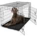 Foldable Dog Crate Wire Metal Dog Kennel W/Divider Panel Leak-Proof Pan & Protecting Feet Single & Double Door Small Medium & Large Dog Crate Indoor Wire Dog Cage 48â€� W/Double Doors