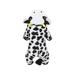 Pet Costume Dog Halloween Suit Dog Milk Cow Costume Dog Jumpsuit Pet Puppy Supplies - Size XS