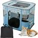 ZBH Portable Pet Playpen Foldable Cats Exercise Enclosure Pen Tents Cat Delivery Isolation Room Dog Crates Kennel House Great for Indoor Outdoor Travel Use Pets Puppy Kitten Rabbit